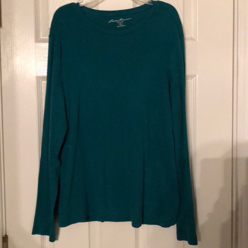 Teal Long Sleeved Eddie Bauer Shirt